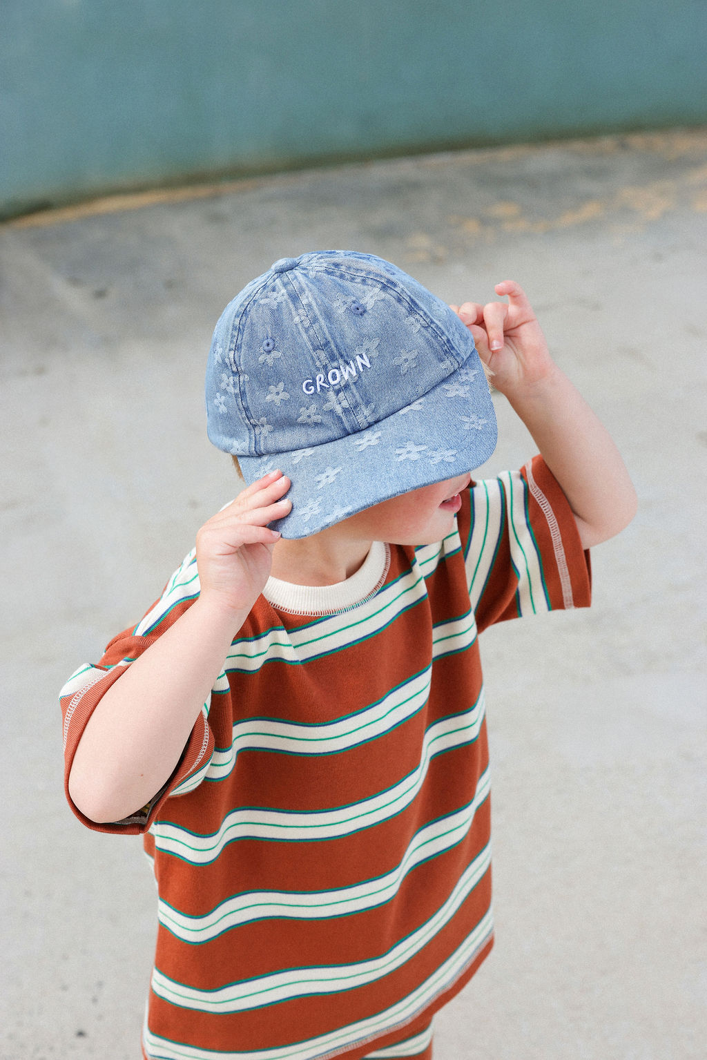 Grown - Daisy Denim Cap