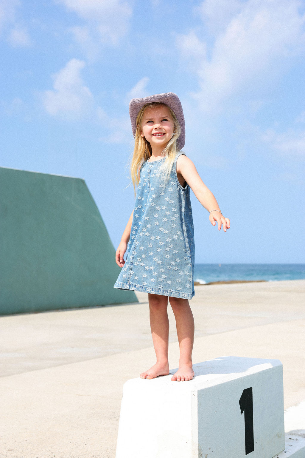 Grown - Daisy Denim Shift Dress