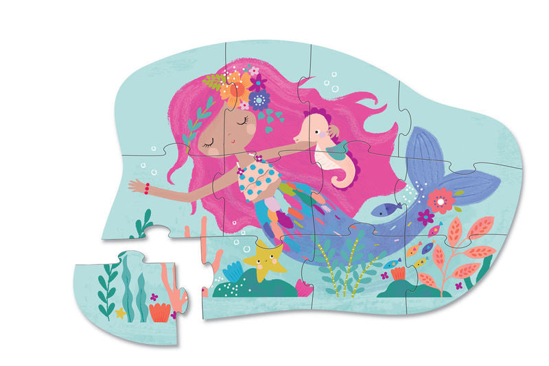 Crocodile Creek - Mini Puzzle 12 pc Mermaid Dreams