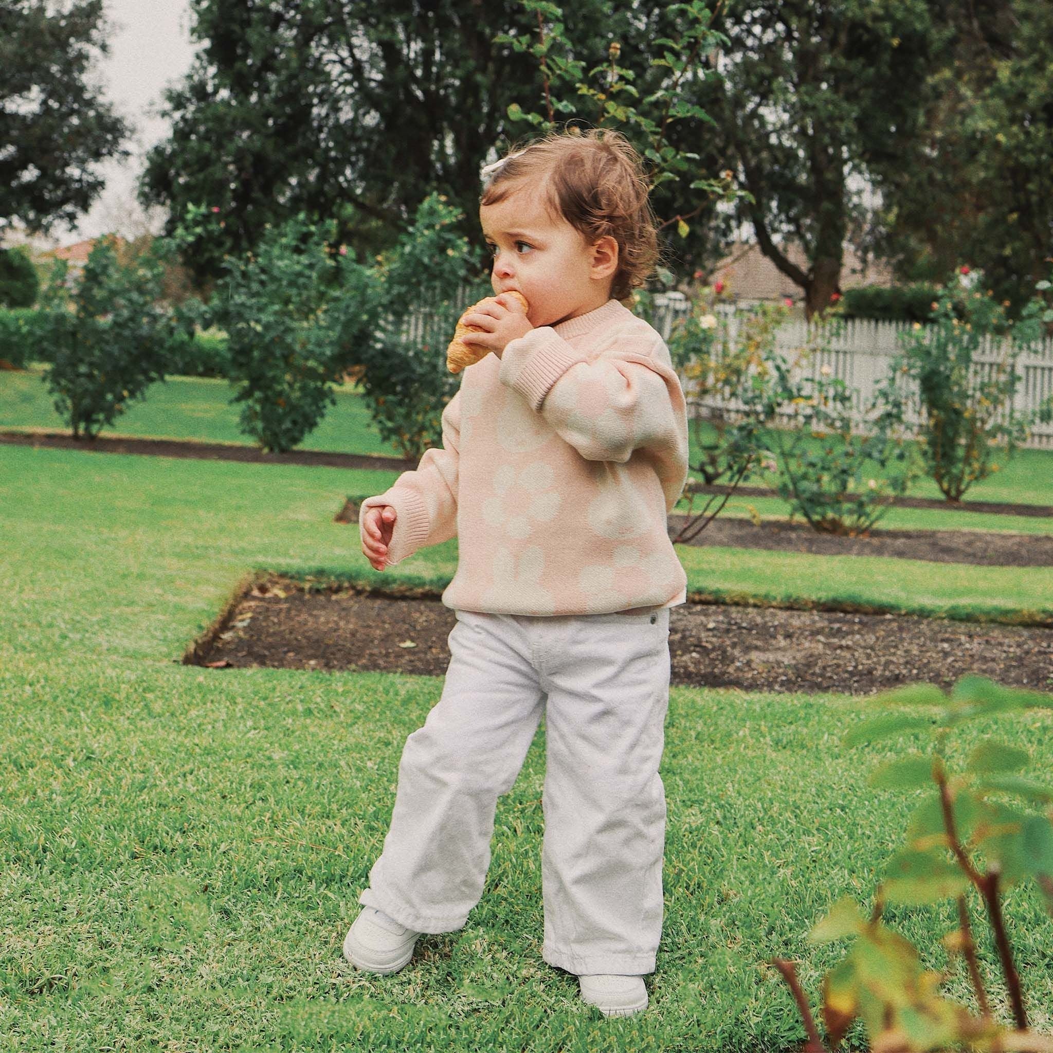 Kynd Baby - Miffy Jacquard Knit Jumper Baby Pink