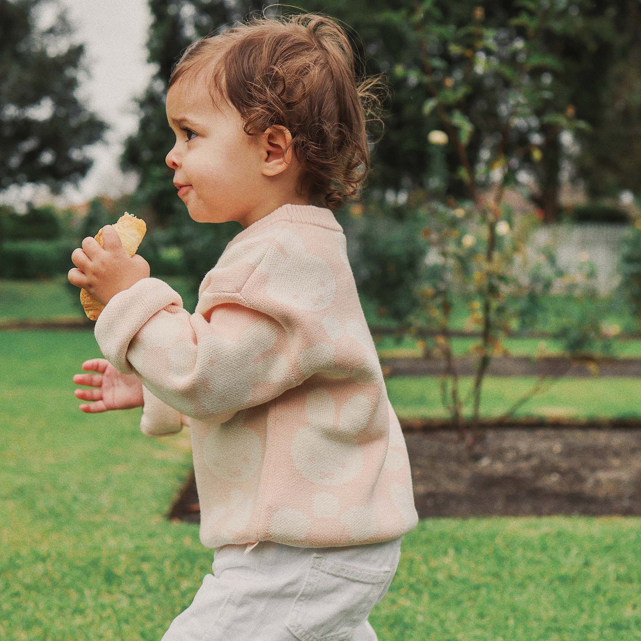 Kynd Baby - Miffy Jacquard Knit Jumper Baby Pink