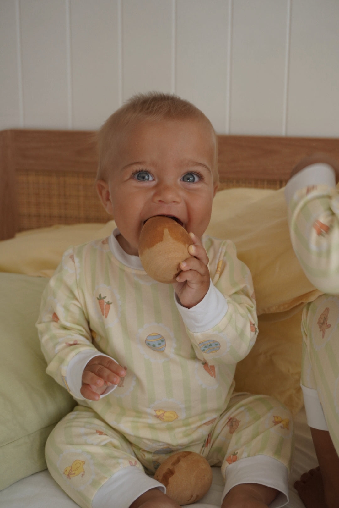 Bay Kids - Kids Sleepwear Set Carrot Patch Stripe