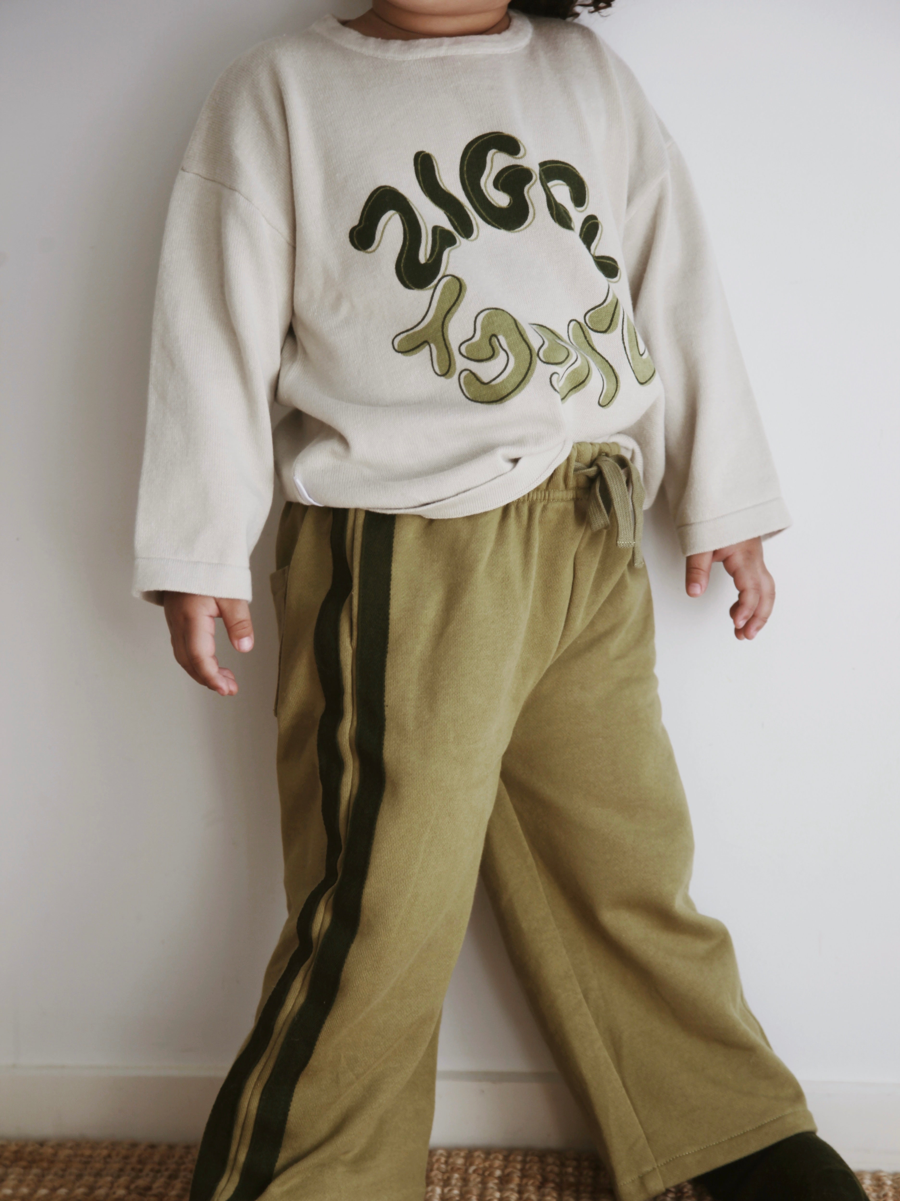 Ziggy Lou - Long Sleeve Tee Moss