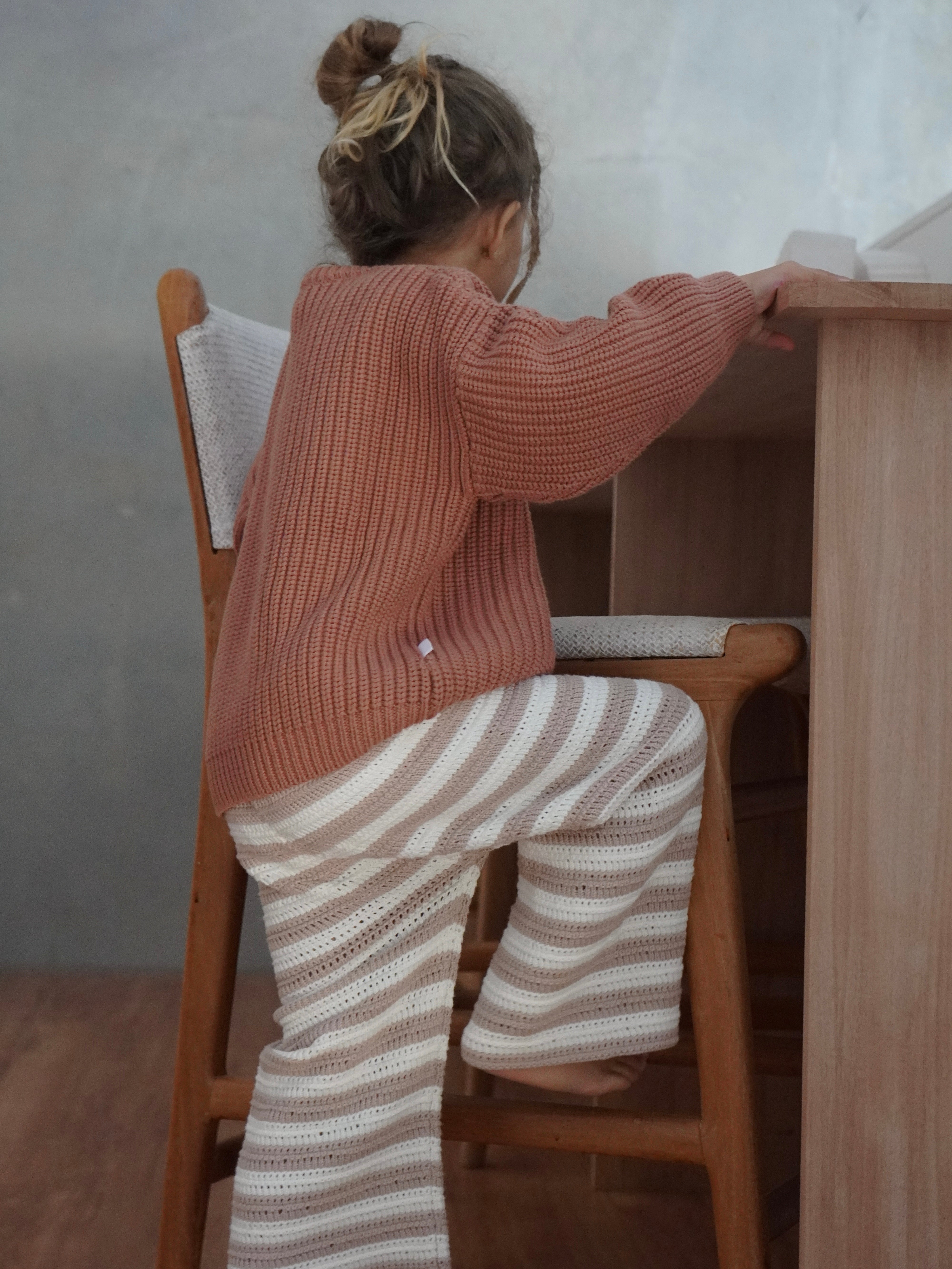 Ziggy Lou - Super Chunky Jumper Terracotta