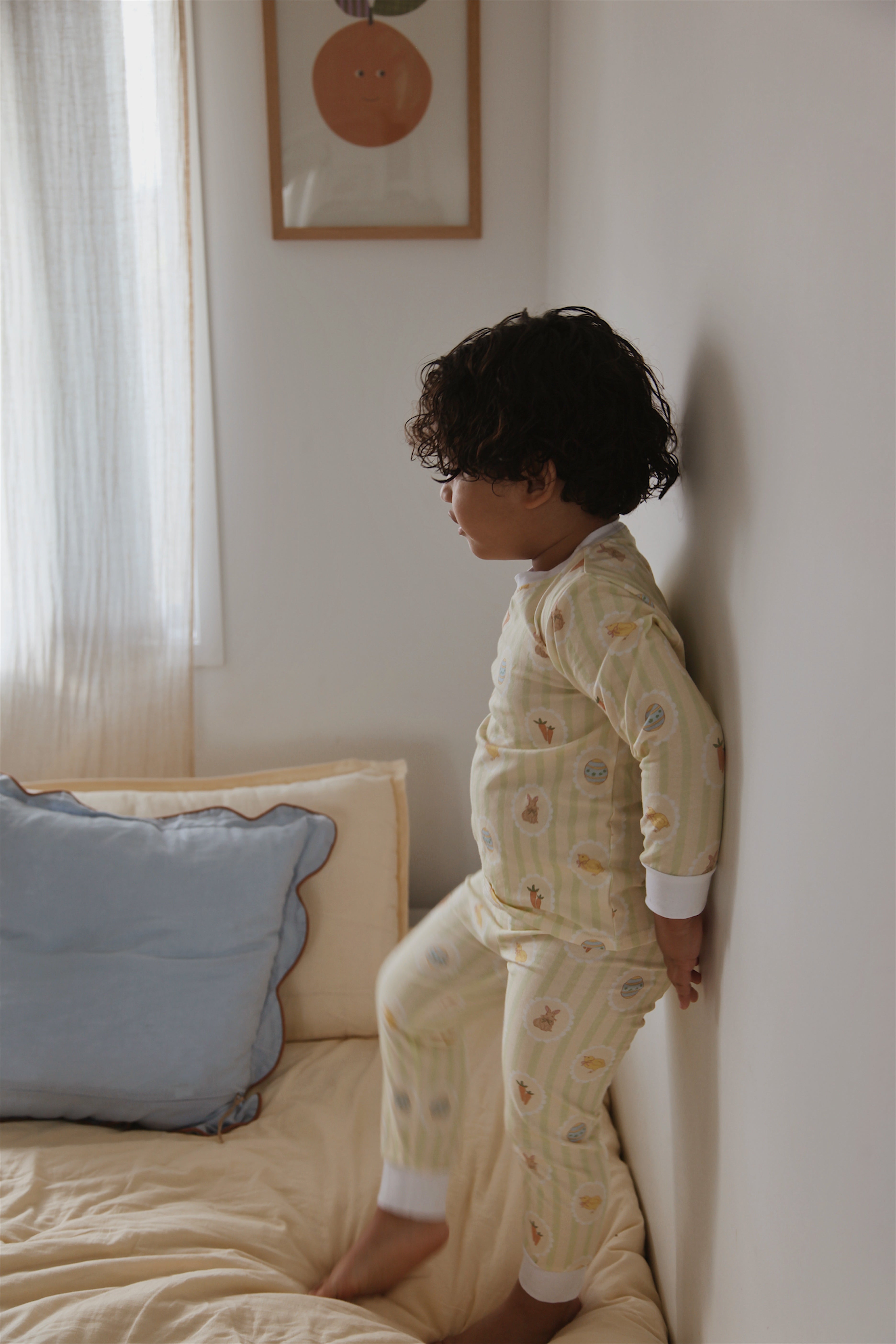 Bay Kids - Kids Sleepwear Set Carrot Patch Stripe