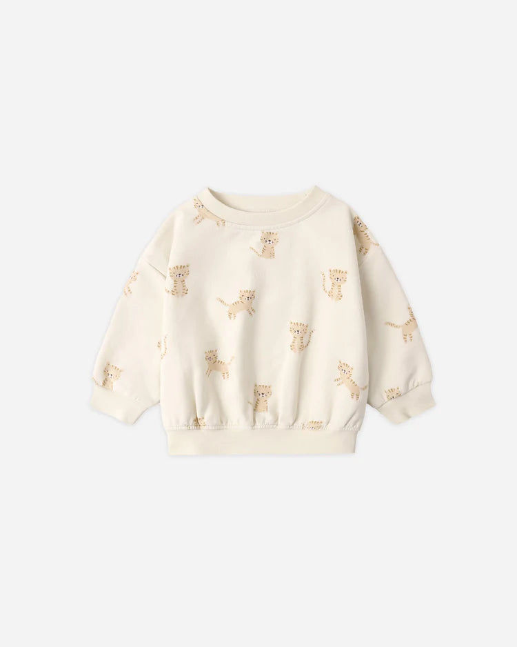 Quincy Mae - Relaxed Sweatshirt Tigers