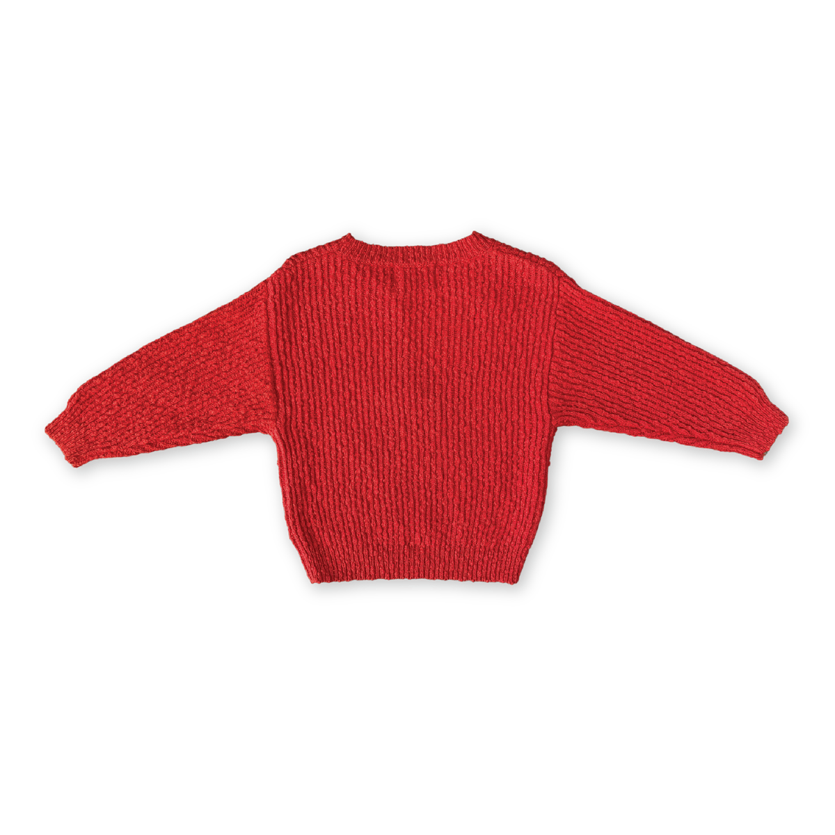 Grown - Organic Textured Boucle Knit Pull Over Sauce