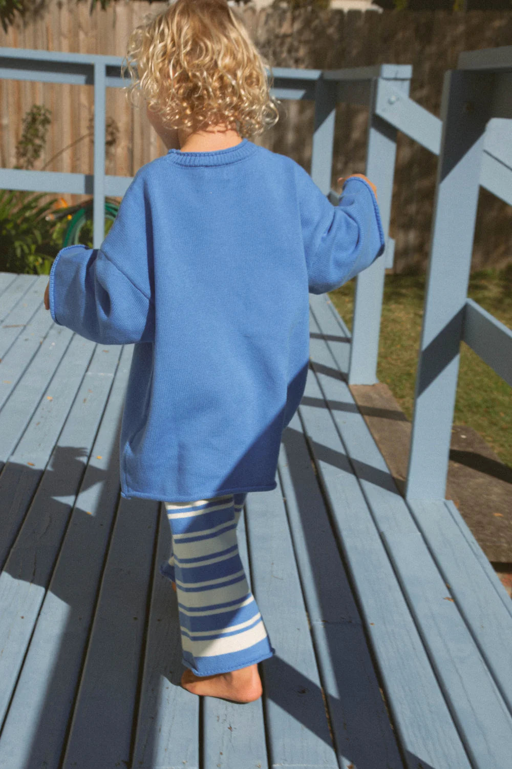 Worn Curations - Rolly Knit Jumper Blueberry