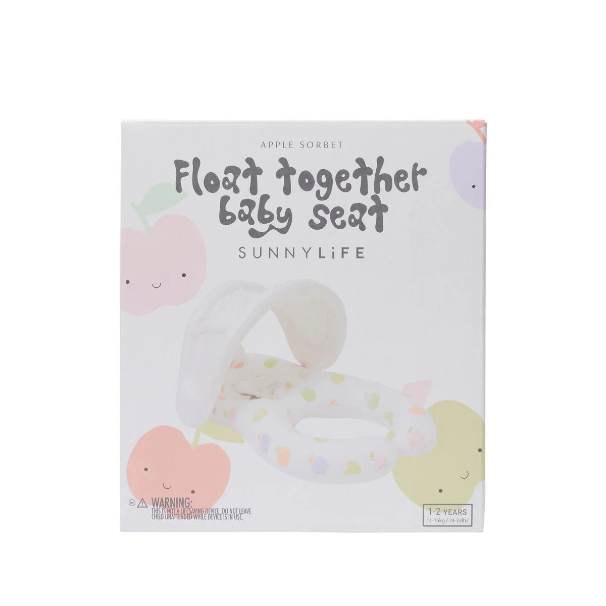 SUNNYLIFE - Float Together Baby Seat Apple Sorbet