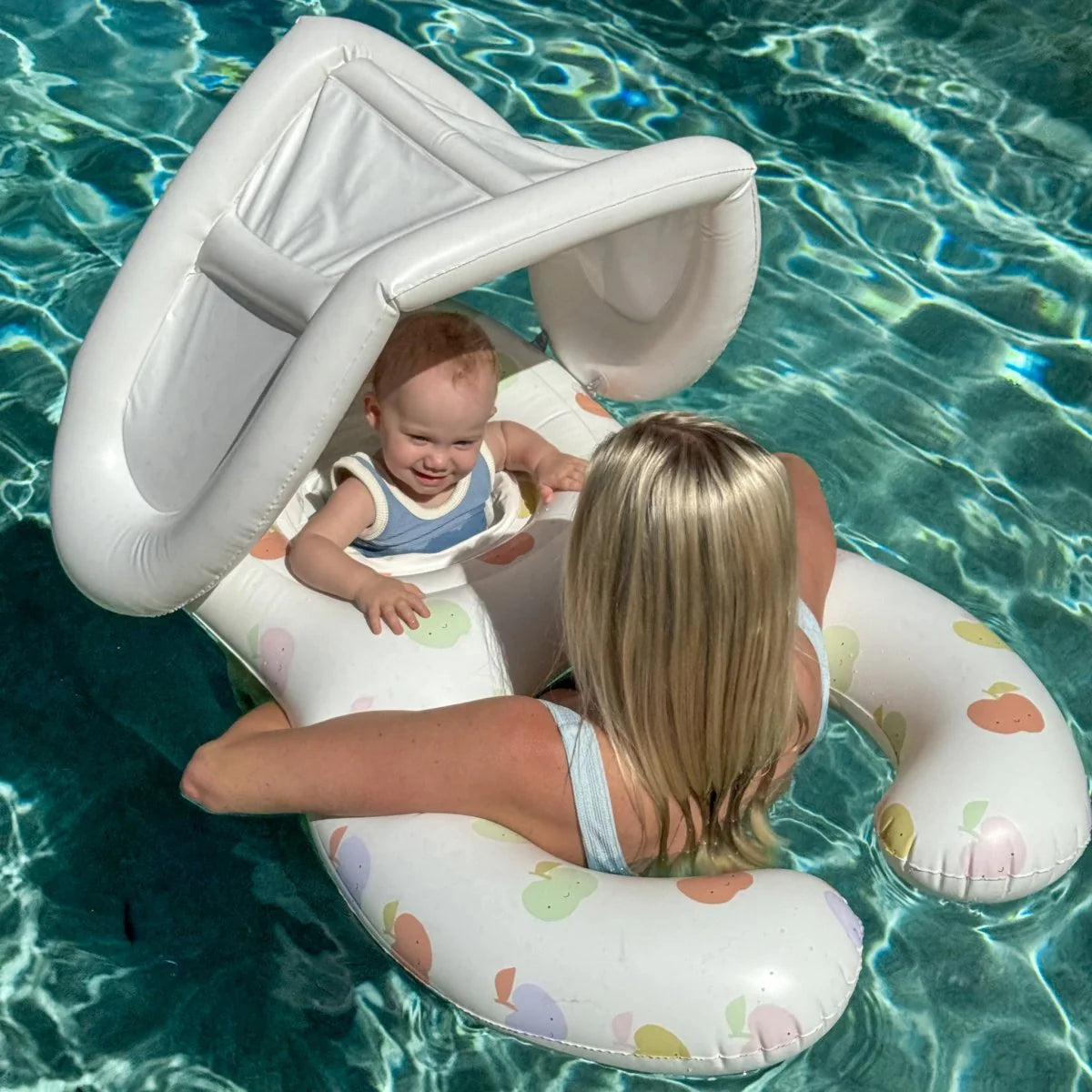 SUNNYLIFE - Float Together Baby Seat Apple Sorbet