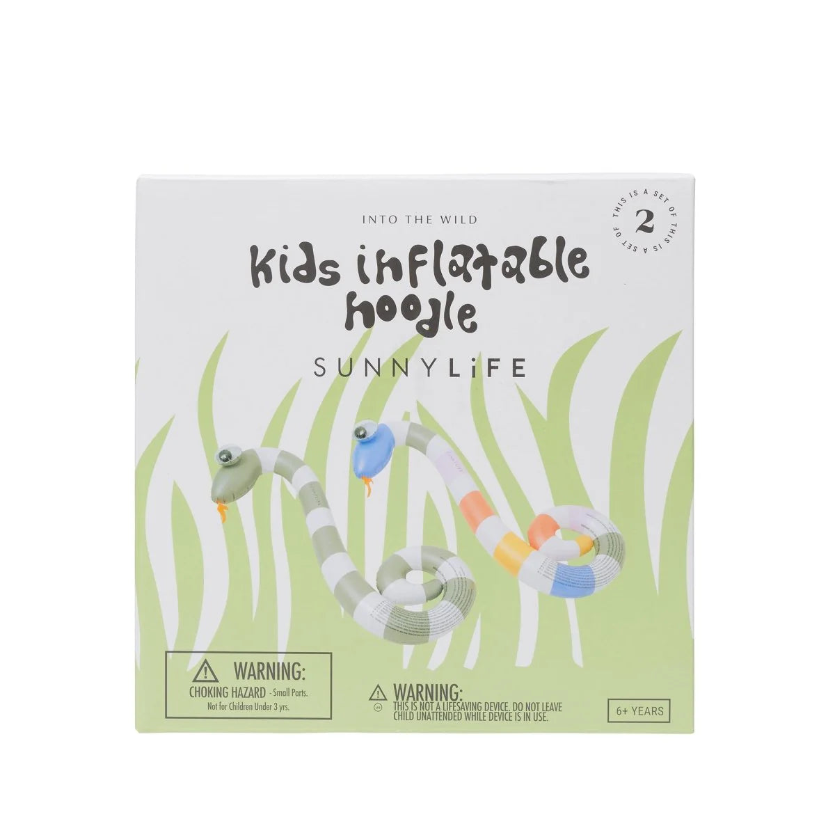 SUNNYLIFE - Kids Inflatable Noodle Into the Wild (Set of 2)