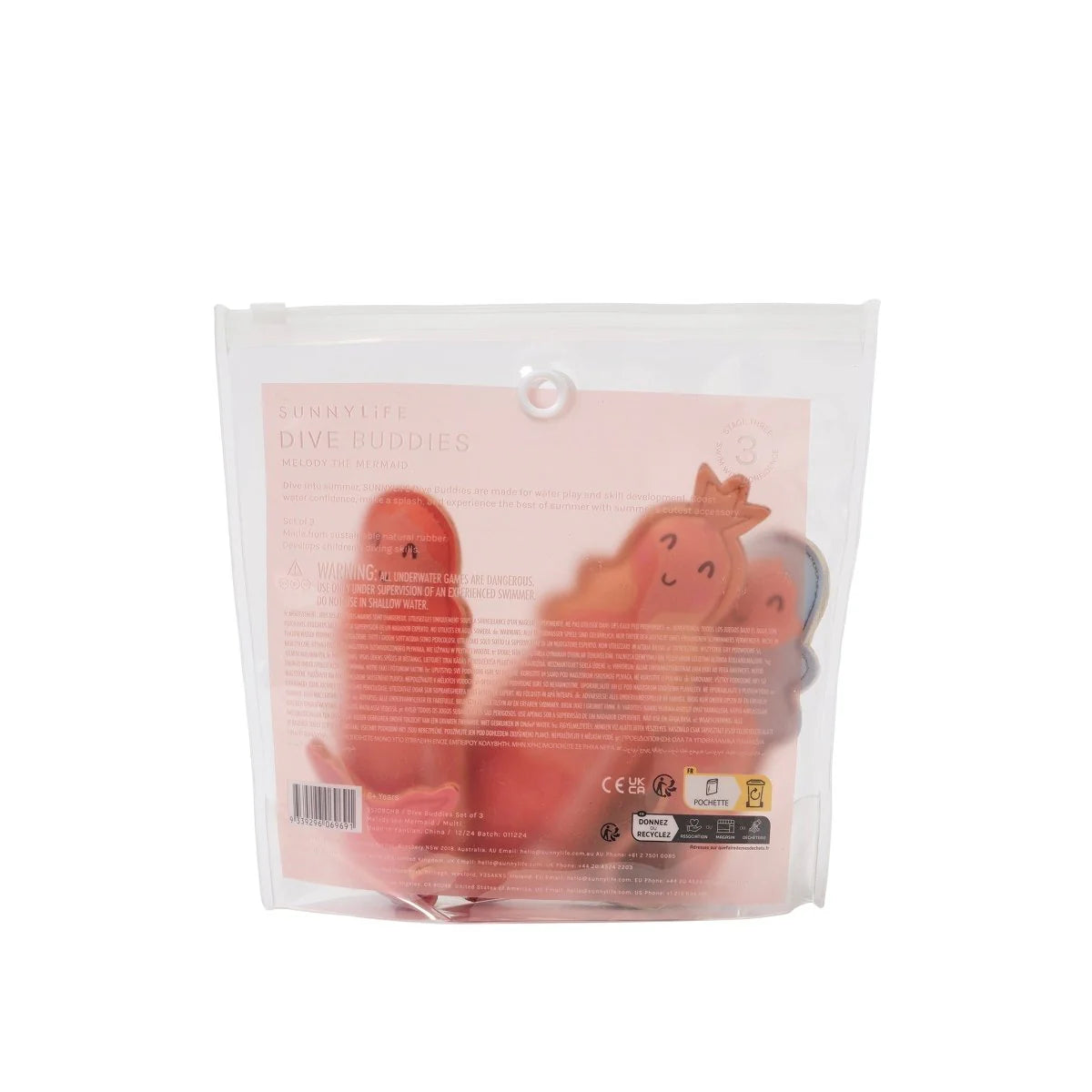SUNNYLIFE - Dive Buddies Melody the Mermaid (Set of 3)
