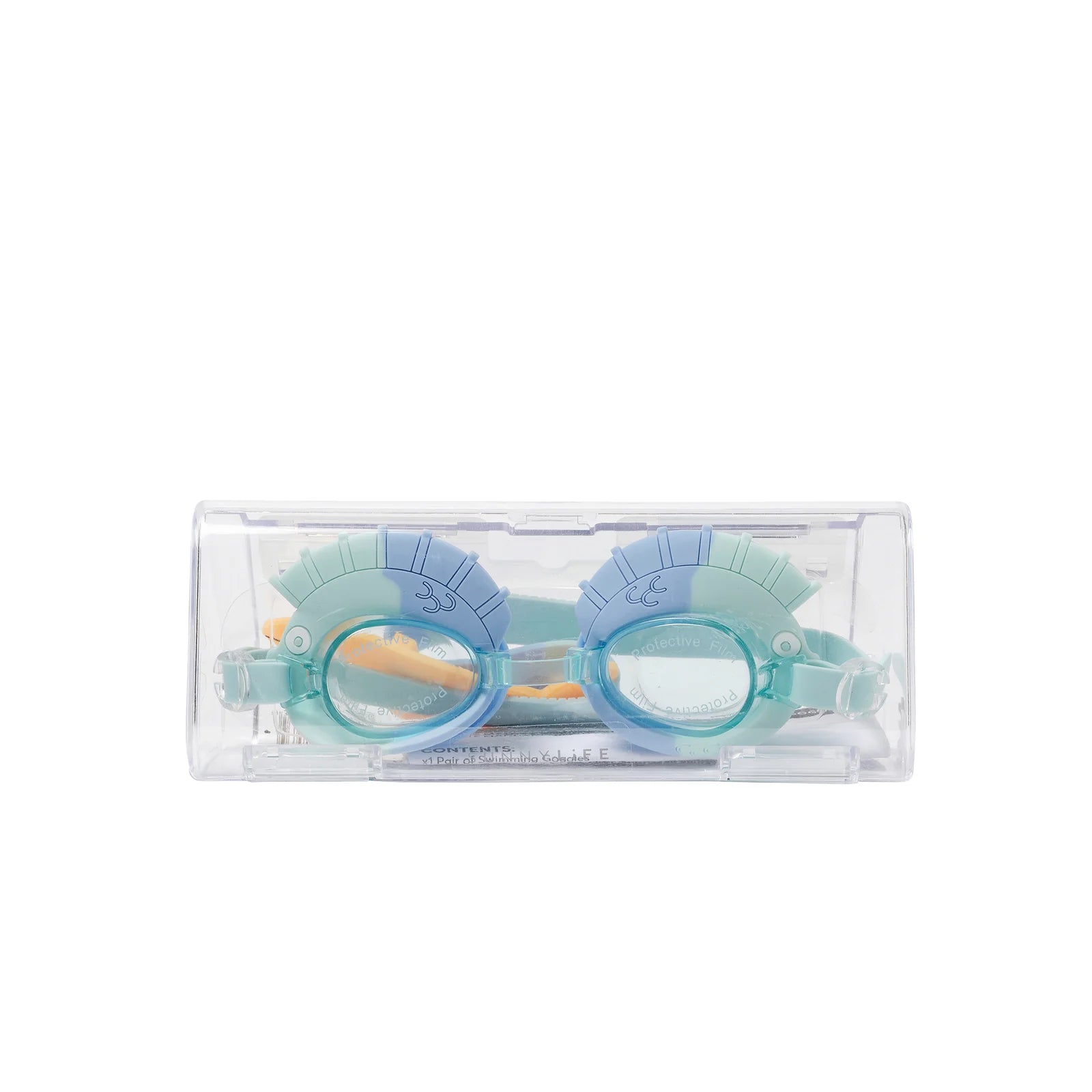 SUNNYLIFE - Kids Swim Goggles Finn the Fish Aqua Blue