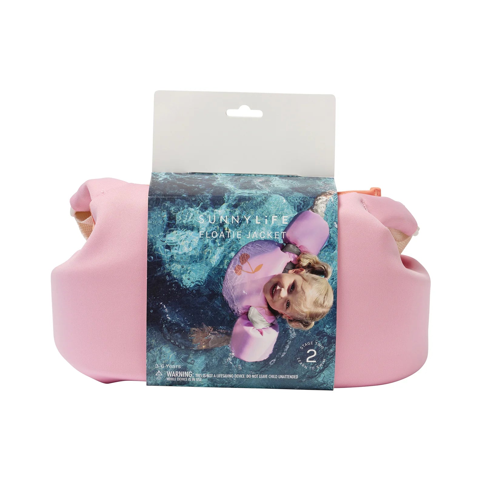 SUNNYLIFE - Kids Floatie Jacket 3-6y Cotton Candy