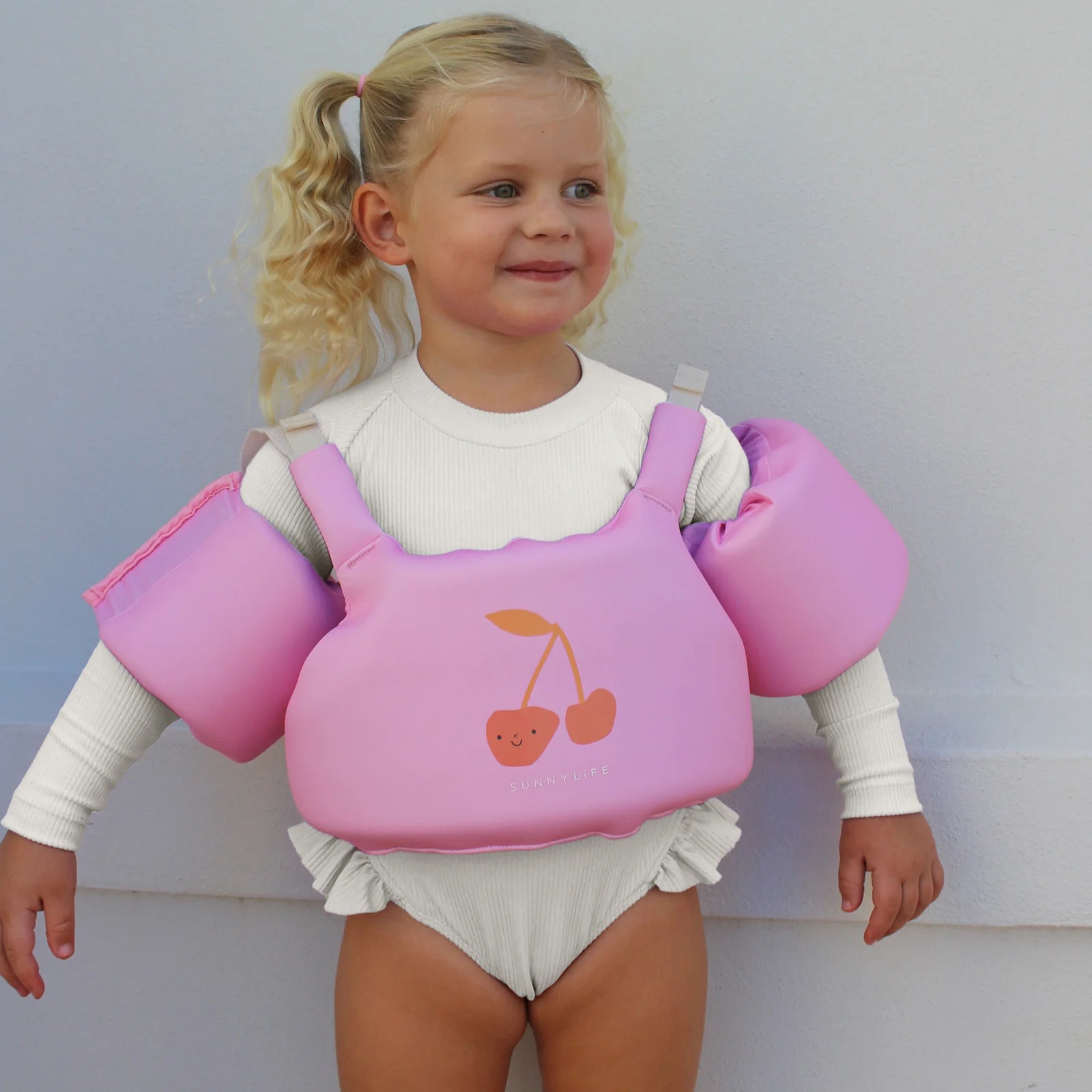 SUNNYLIFE - Kids Floatie Jacket 3-6y Cotton Candy