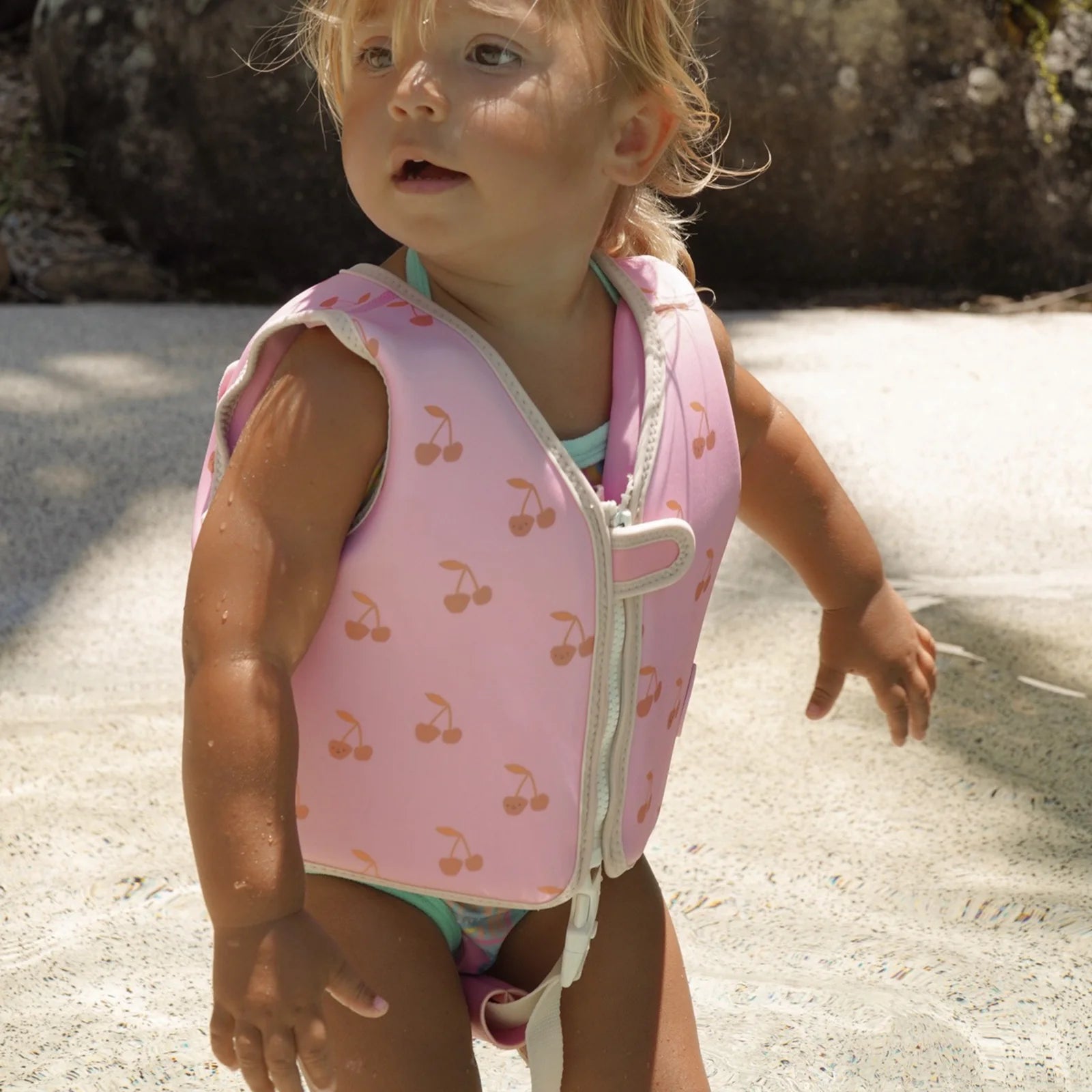 SUNNYLIFE - Kids Swim Vest Cotton Candy Cherry