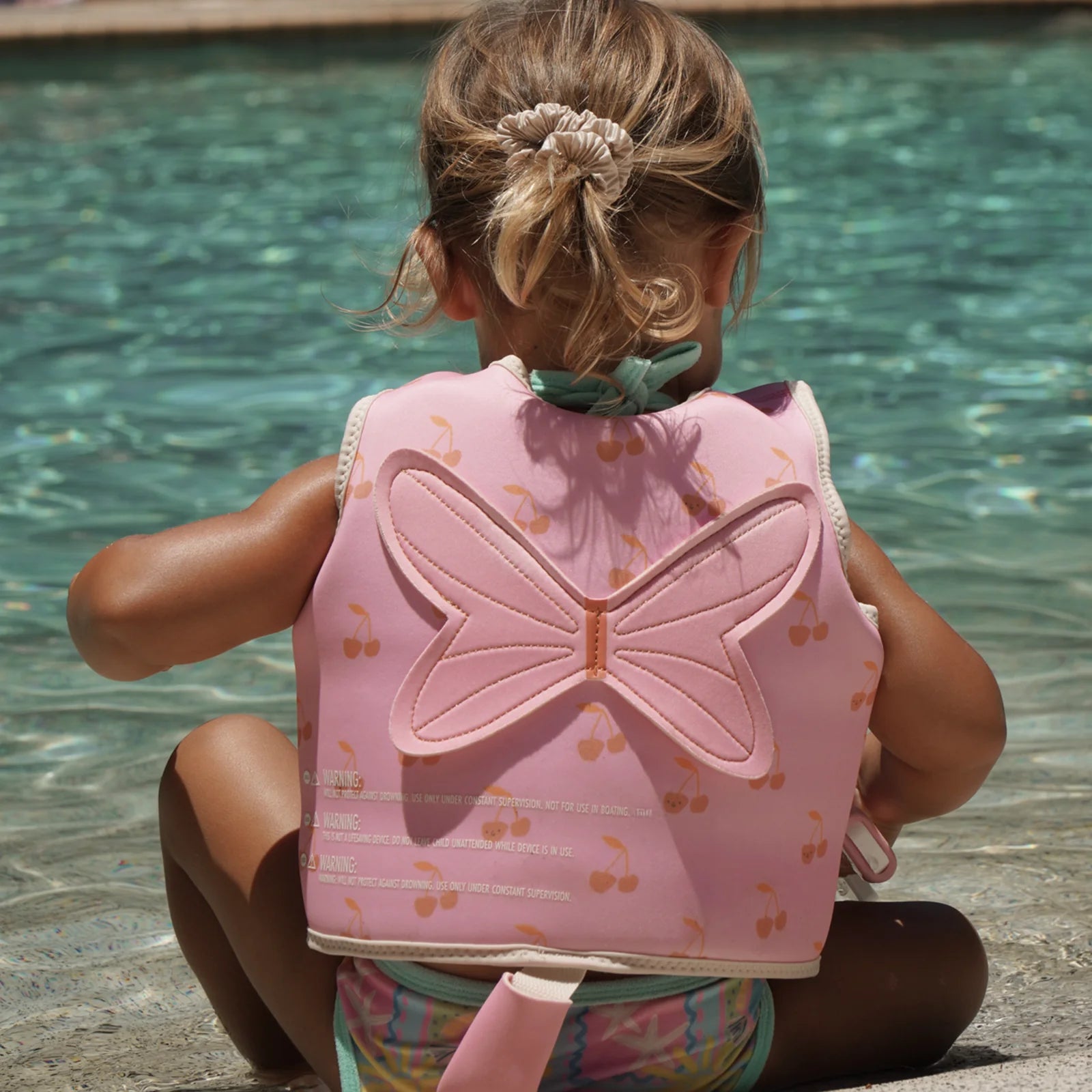 SUNNYLIFE - Kids Swim Vest Cotton Candy Cherry