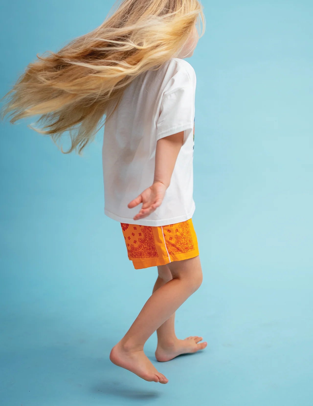 Sonny Label - Paisley Shorties Tangerine