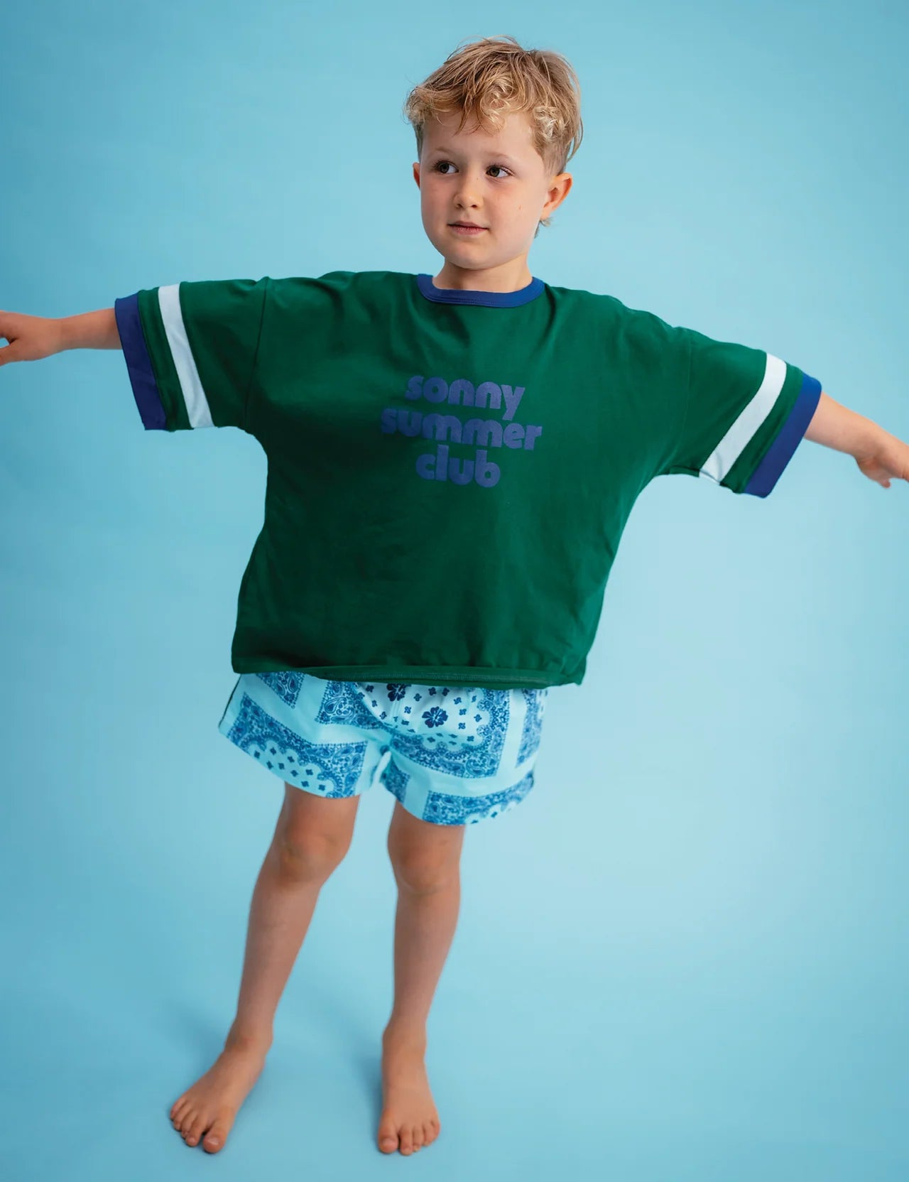 Sonny Label - Paisley Shorties Ocean