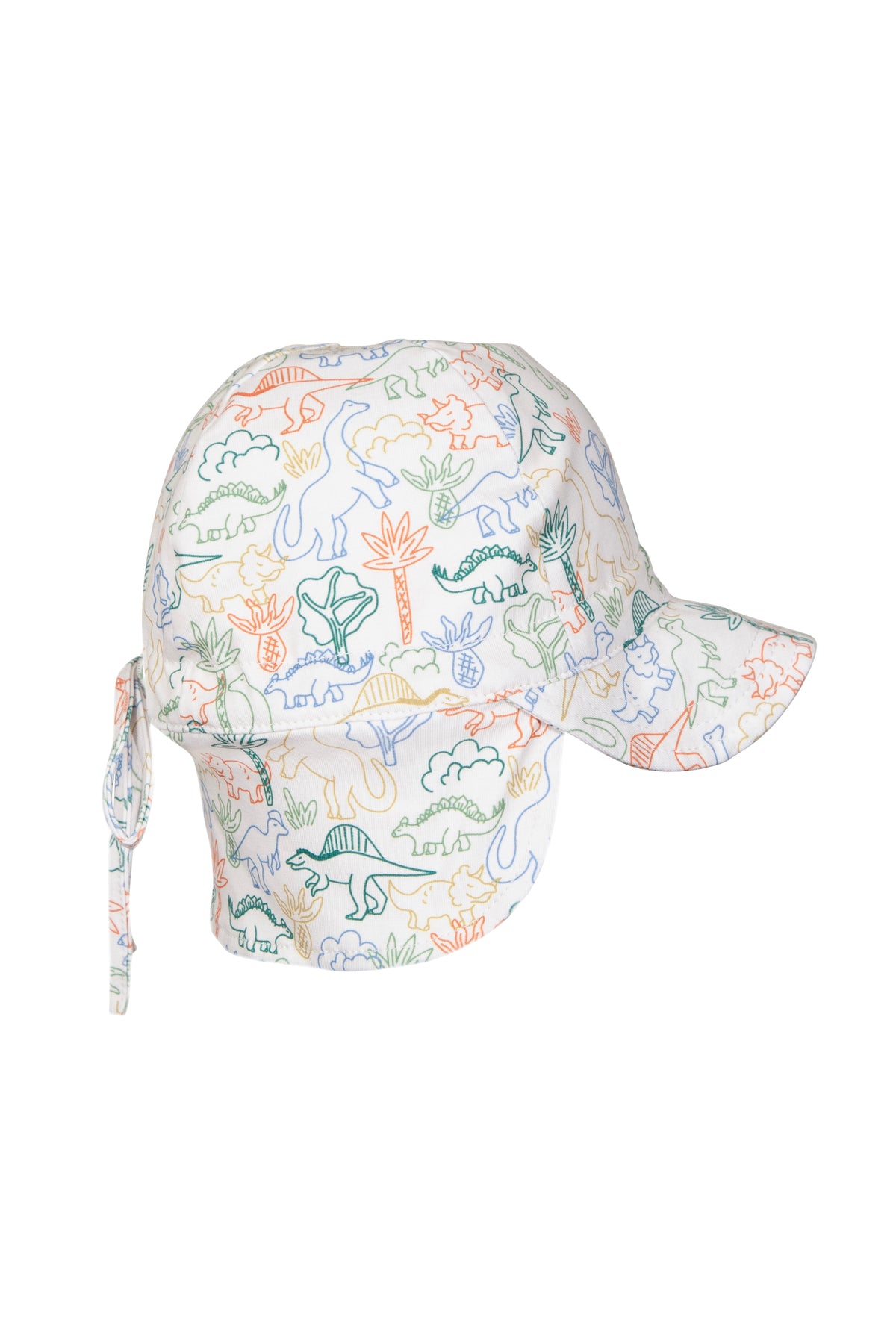 Acorn Kids - Dino Soft Jersey Flap Cap