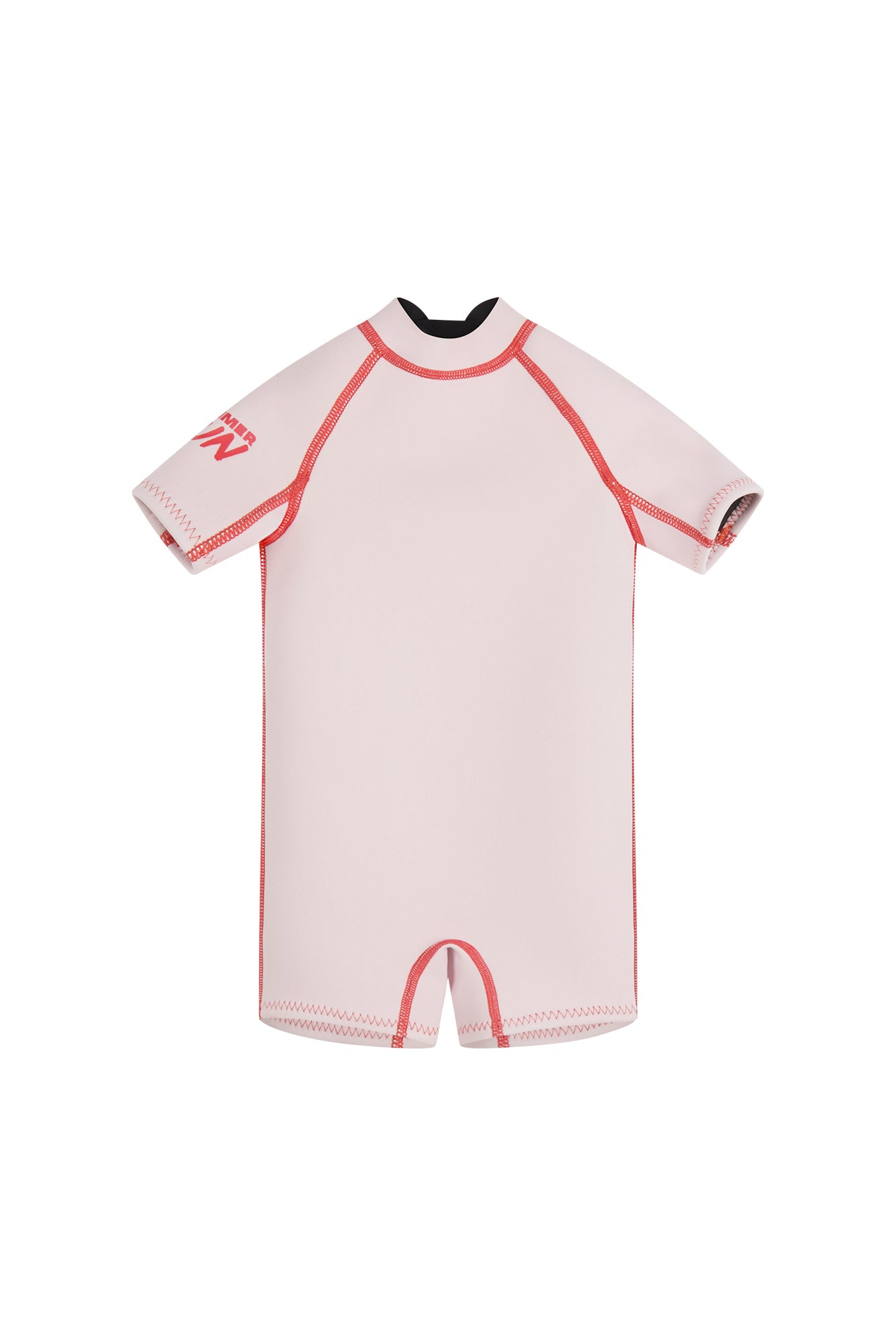 Summer Sun Label - Short Sleeve Springsuit Powder Pink/Tomato