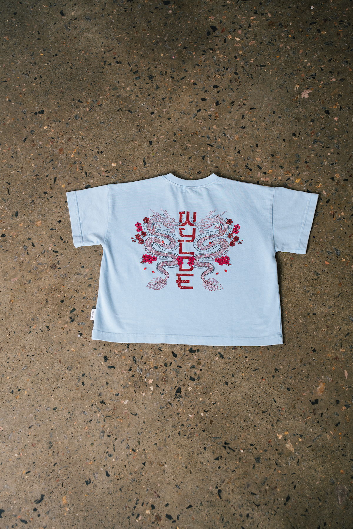 Wylde the Label Fortune Tee Blue Haze
