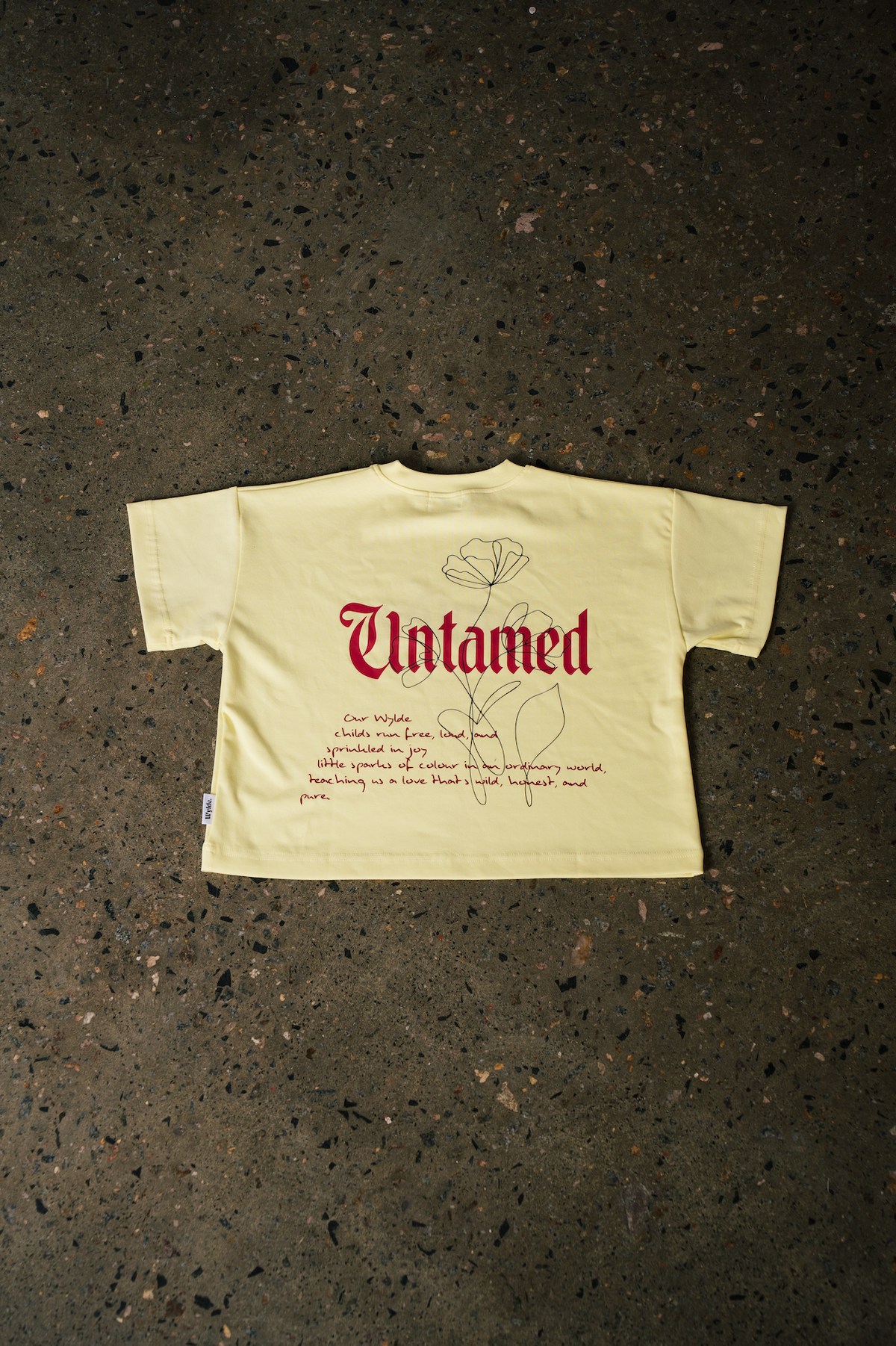 Wylde the Label No Saint Tee Lemon