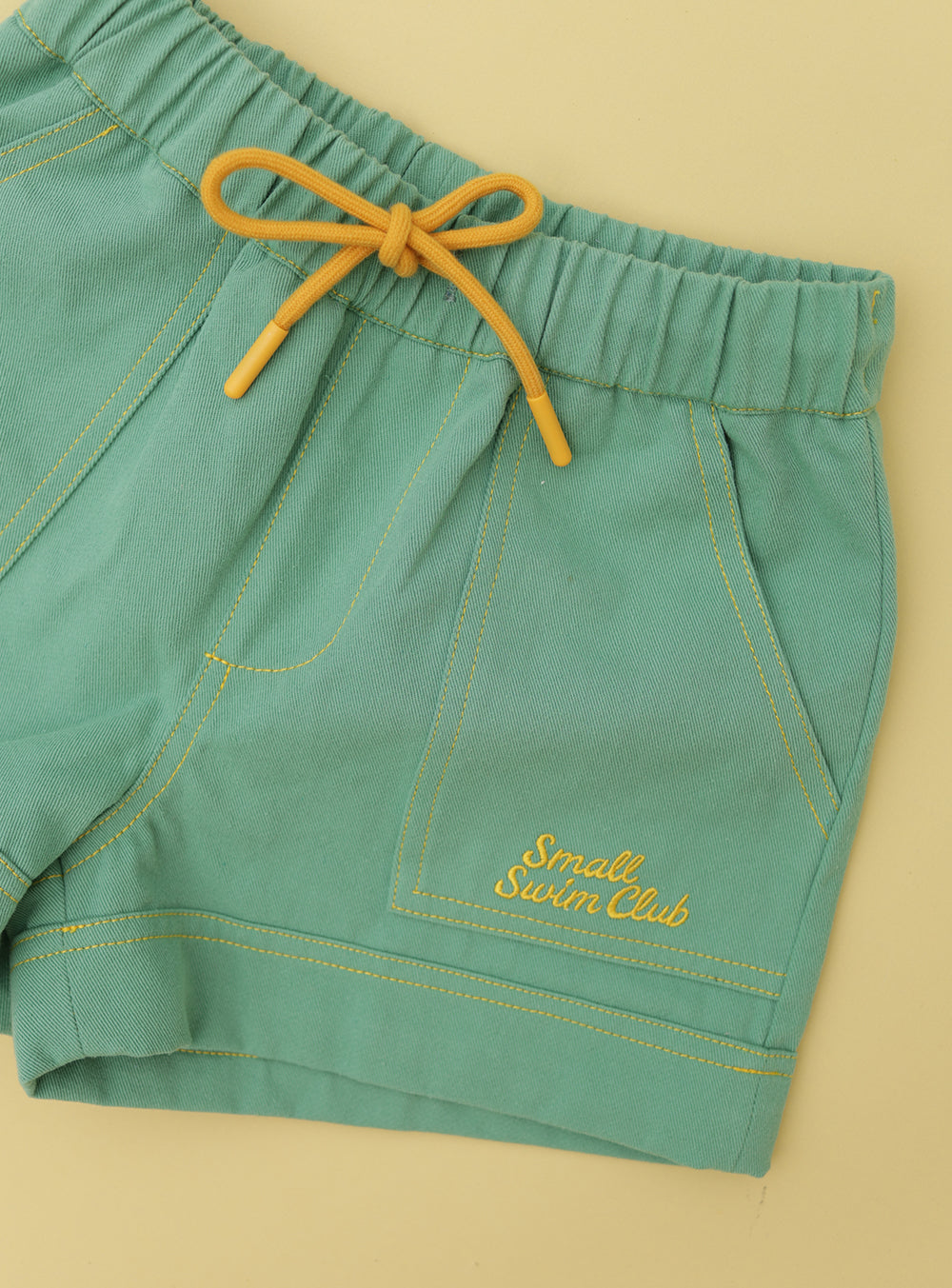 Small Swim Club - Seafoam Twill Shorts