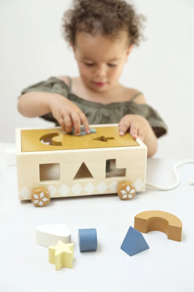 Shape Sorter Pull Cart