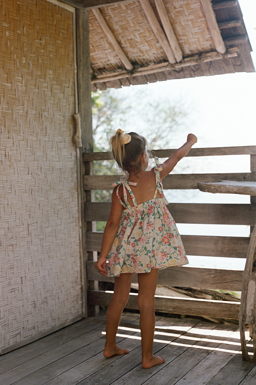 Illoura the Label - Luna Pinafore Garden Floral