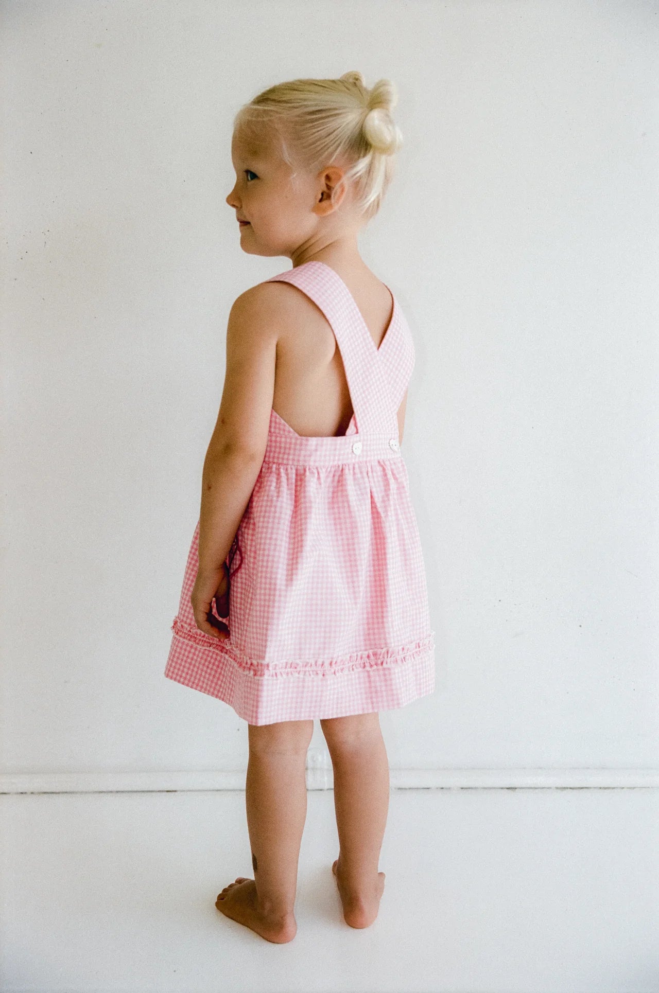 JUNI JNR - Coco Dress Strawberry Gingham
