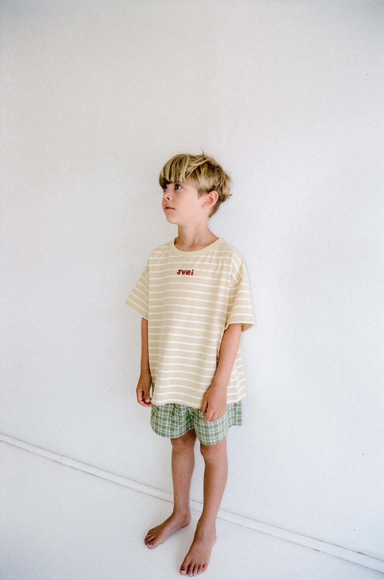 JUNI JNR - Zion Tee Butter Stripe