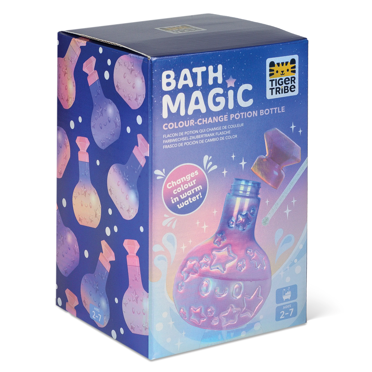 Tiger Tribe - Bath Magic Colour-Change Potion Bottle Purple to Pink