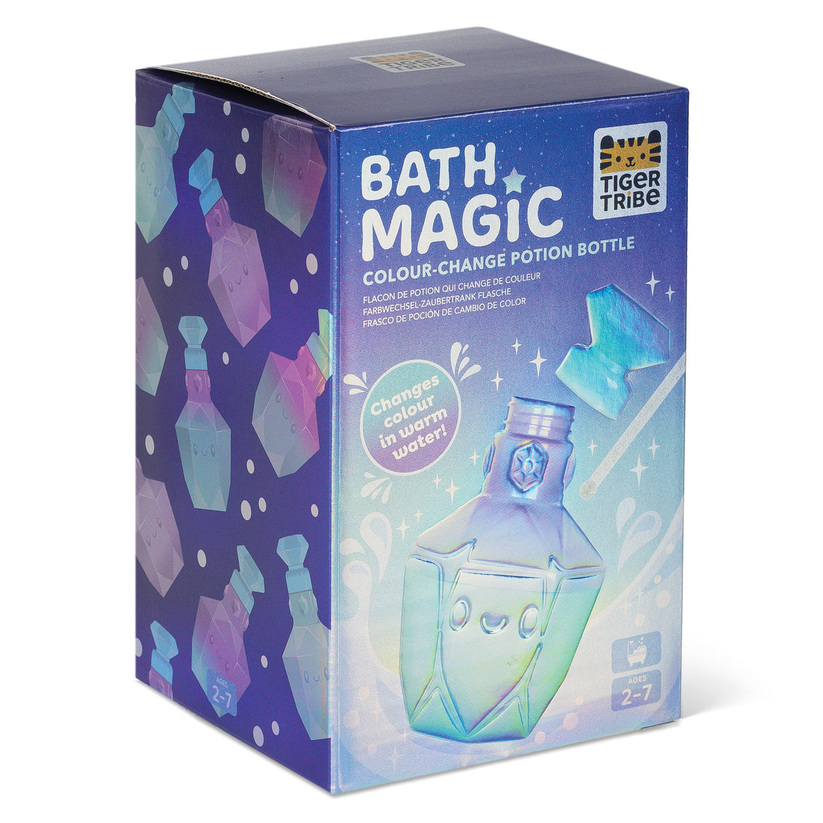Tiger Tribe - Bath Magic Colour-Change Potion Bottle Purple to Blue
