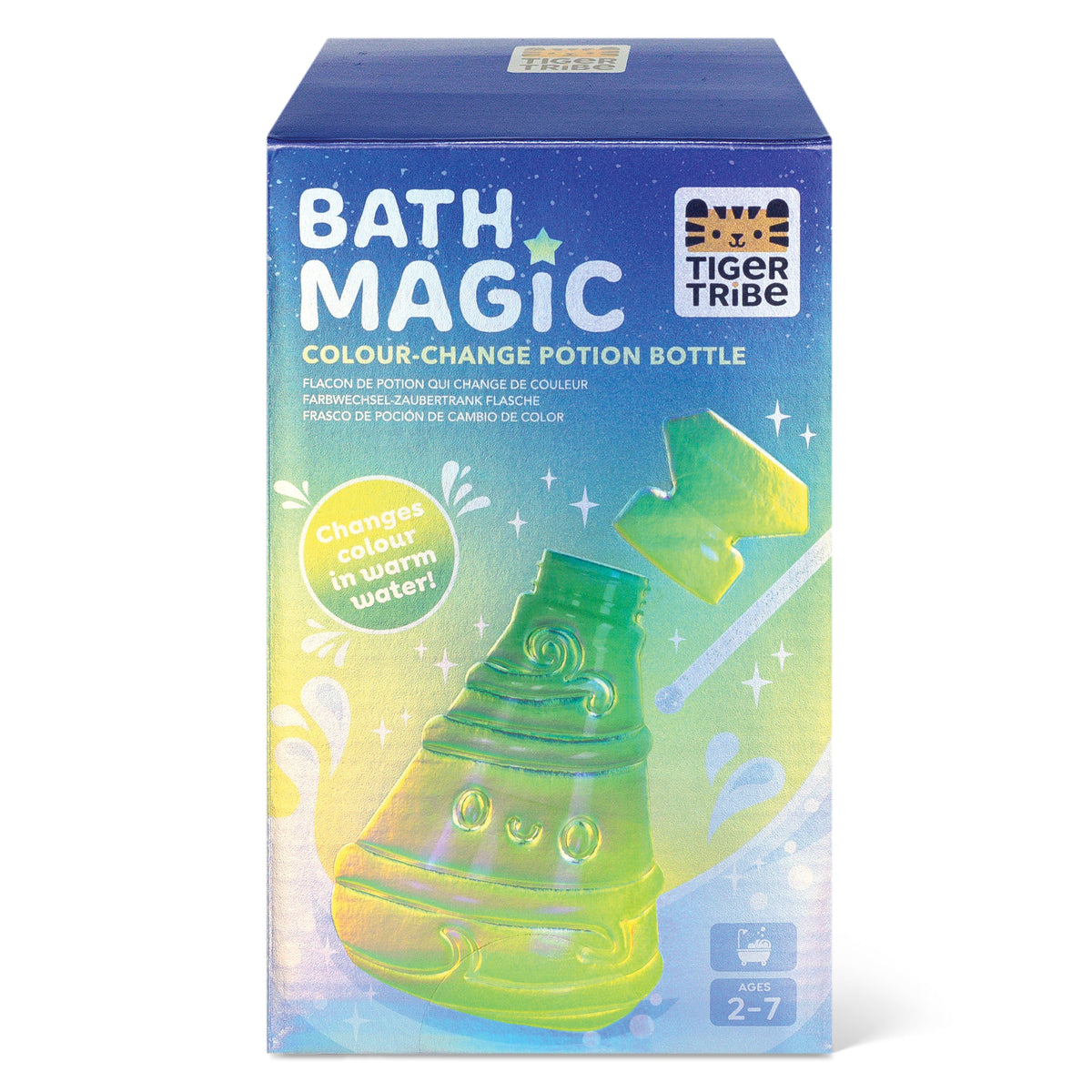 Tiger Tribe Bath Magic Colour-Change Potion Bottle Green to Yellow