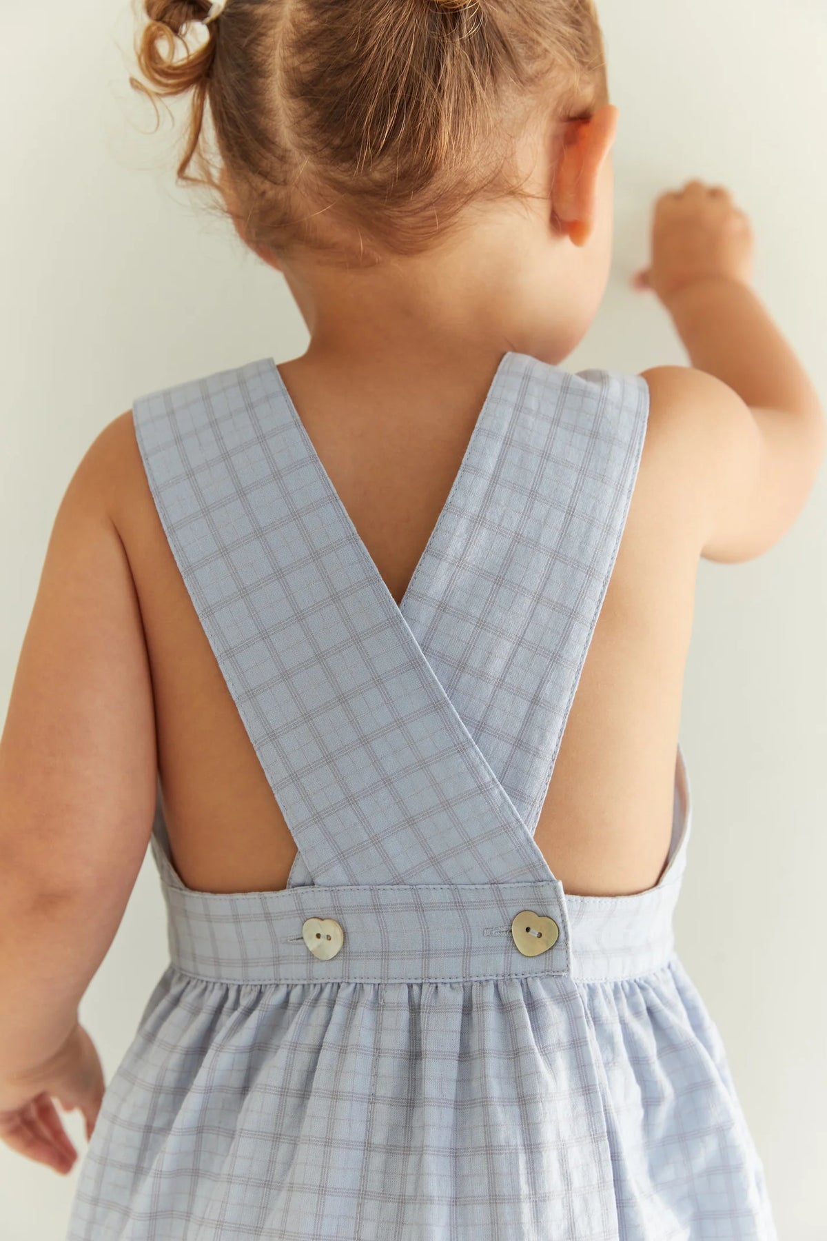 JUNI JNR - Coco Dress Sky Gingham
