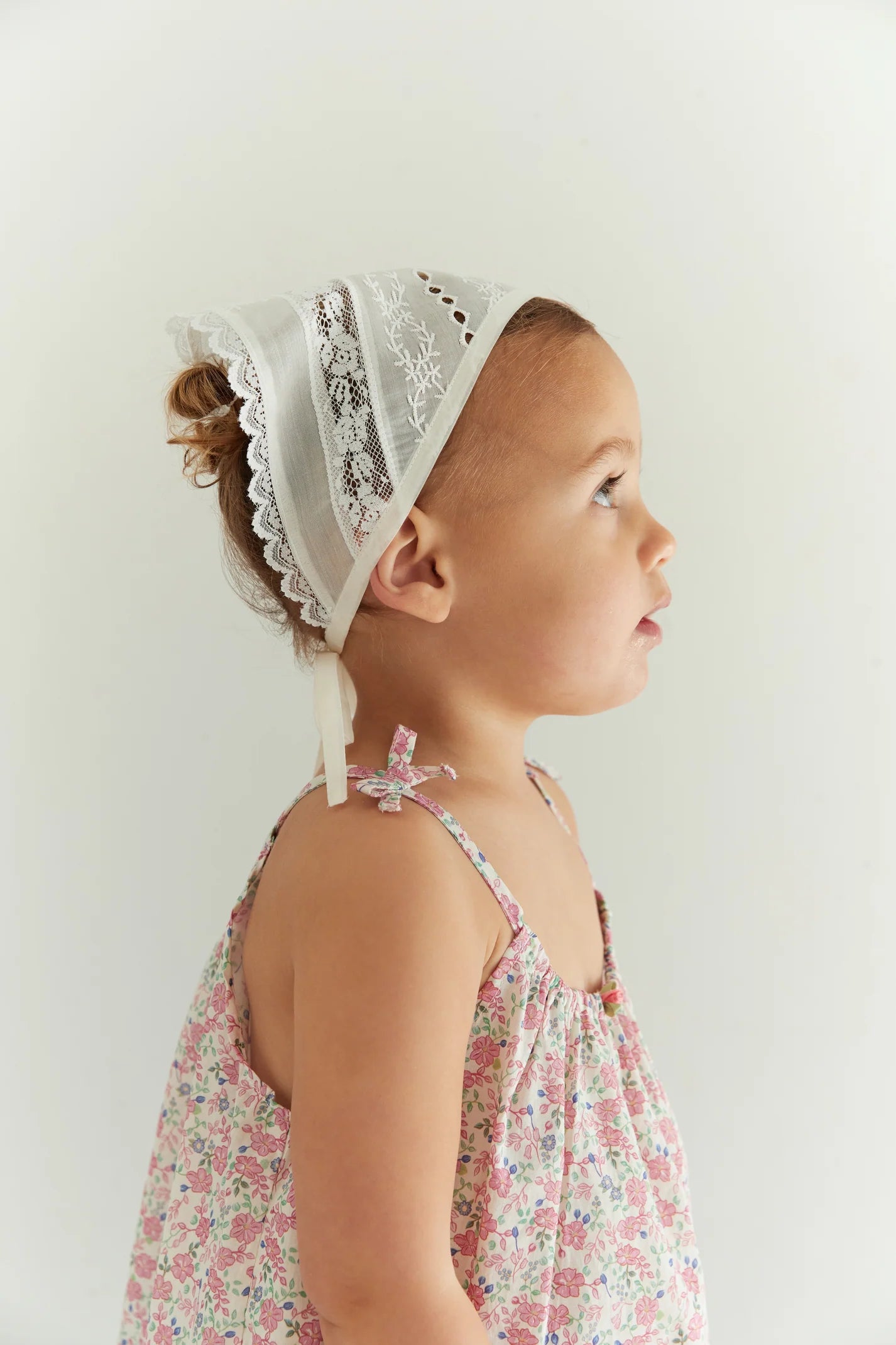 JUNI JNR - Lace Headscarf Blanc