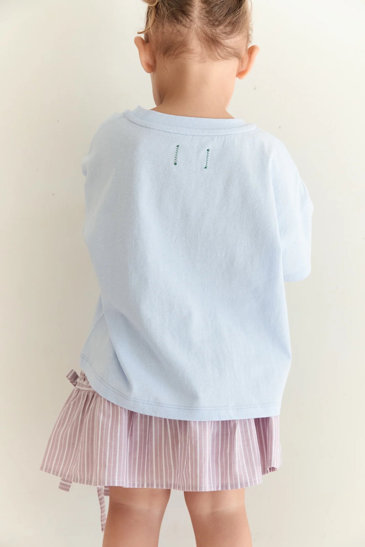 JUNI JNR - Patchwork Tee Sky