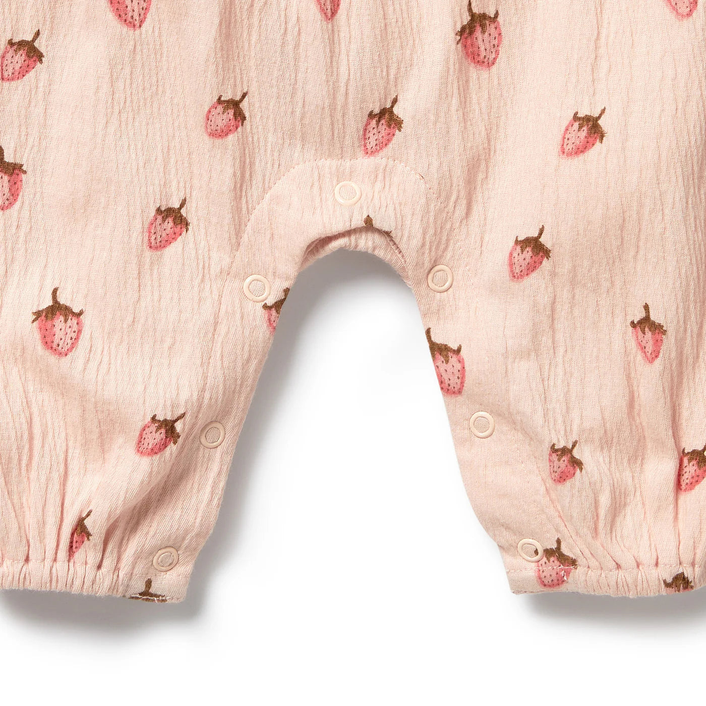 Wilson & Frenchy - Strawberry Kisses Organic Growsuit