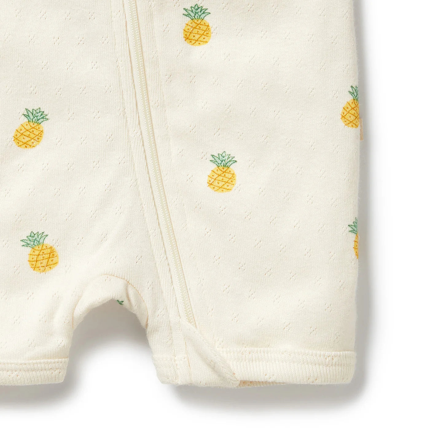 Wilson & Frenchy - Piney Pals Organic Pointelle Boyleg Zipsuit