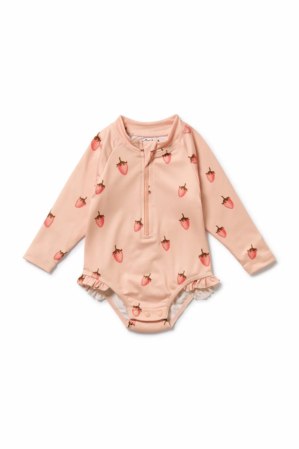 Wilson & Frenchy - Strawberry Kisses Long Sleeved Swimsuit