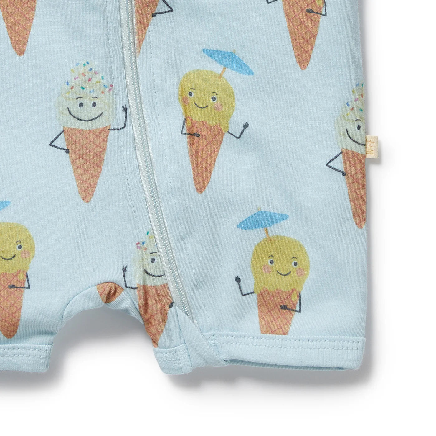 Wilson & Frenchy - Frosty Friends Organic Boyleg Zipsuit