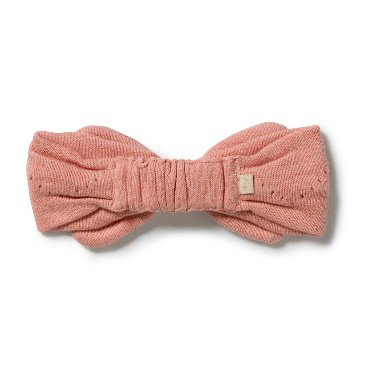 Wilson & Frenchy - Petal Pink Organic Knitted Pointelle Headband