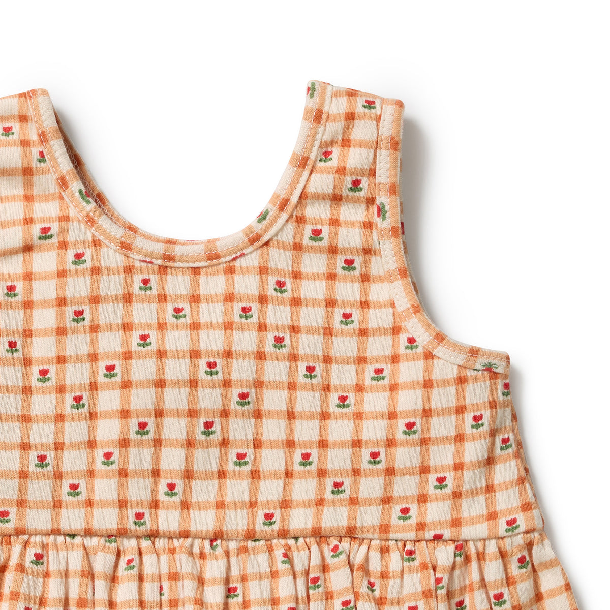 Wilson & Frenchy - Checkerberry Organic Crinkle Ruffle Set
