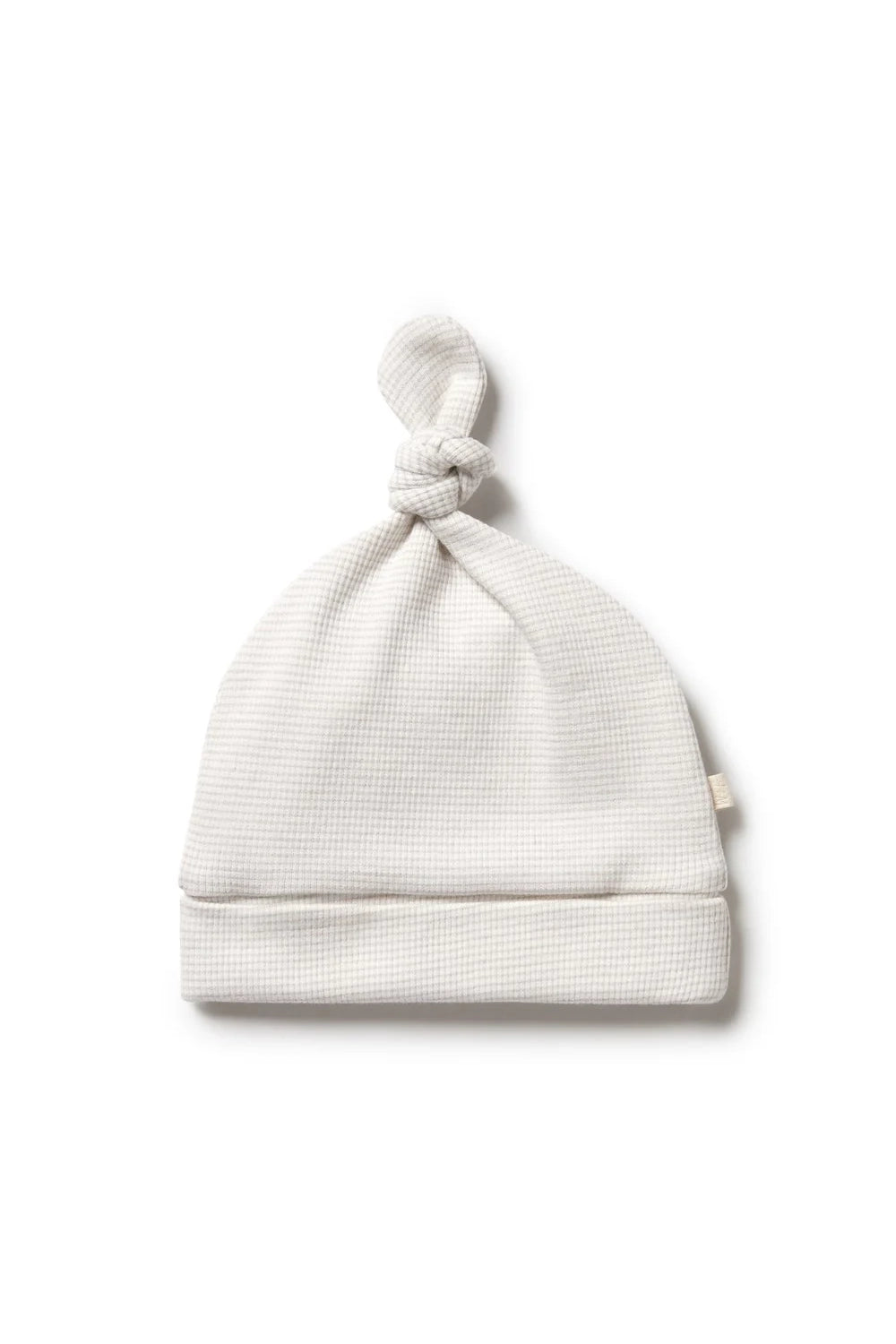 Wilson & Frenchy - Organic Stripe Rib Knot Hat Oatmeal