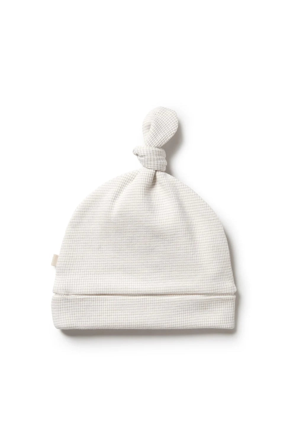 Wilson & Frenchy - Organic Stripe Rib Knot Hat Oatmeal