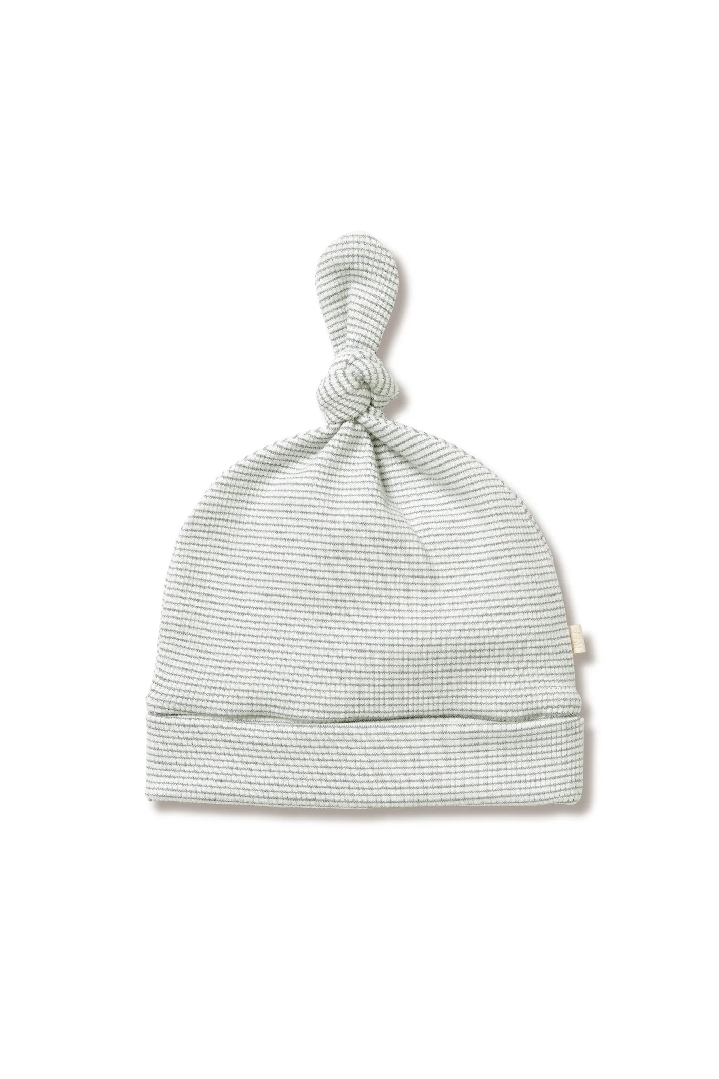 Wilson & Frenchy - Organic Stripe Rib Knot Hat Fern
