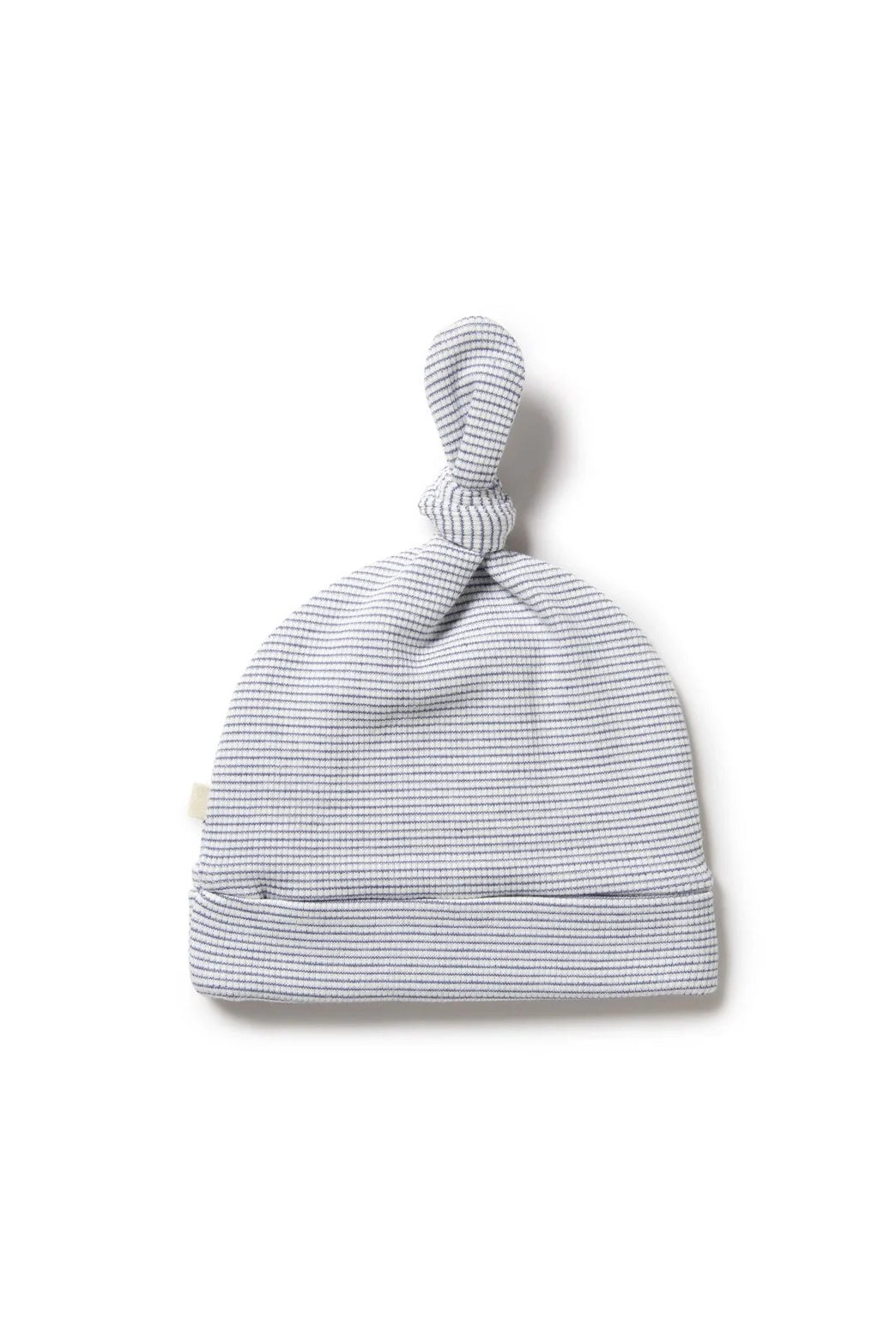 Wilson & Frenchy - Organic Stripe Rib Knot Hat Rain Drop