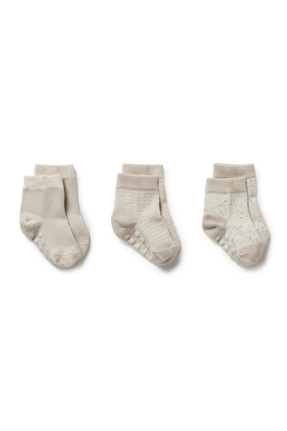 Wilson & Frenchy - 3 Pack Baby Socks Clay