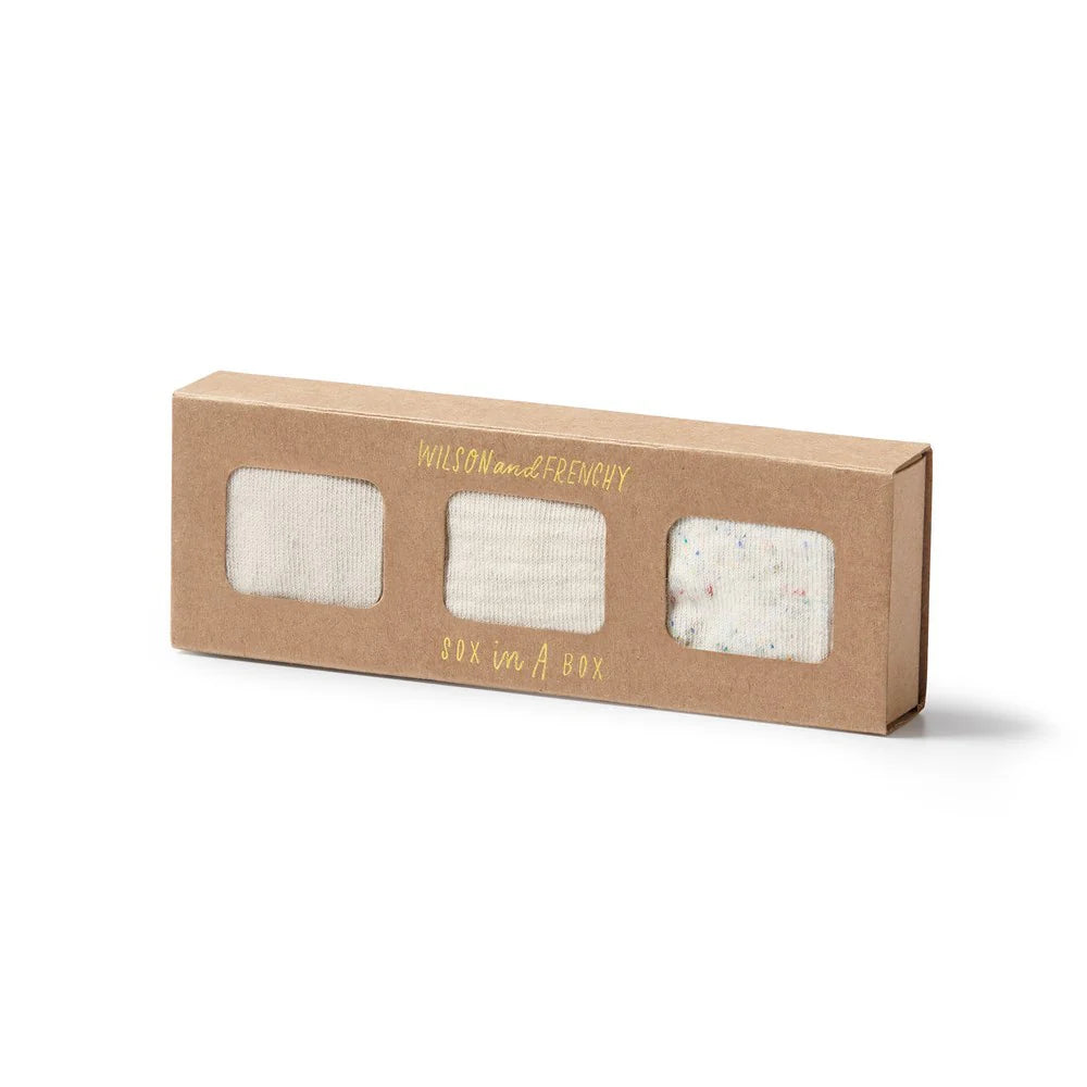 Wilson & Frenchy - 3 Pack Baby Socks Clay